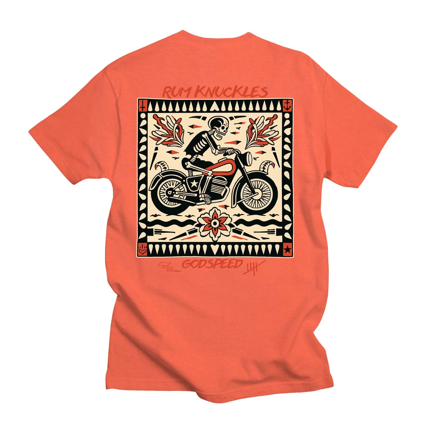 RUM KNUCKLES MC BANDANA T-SHIRT