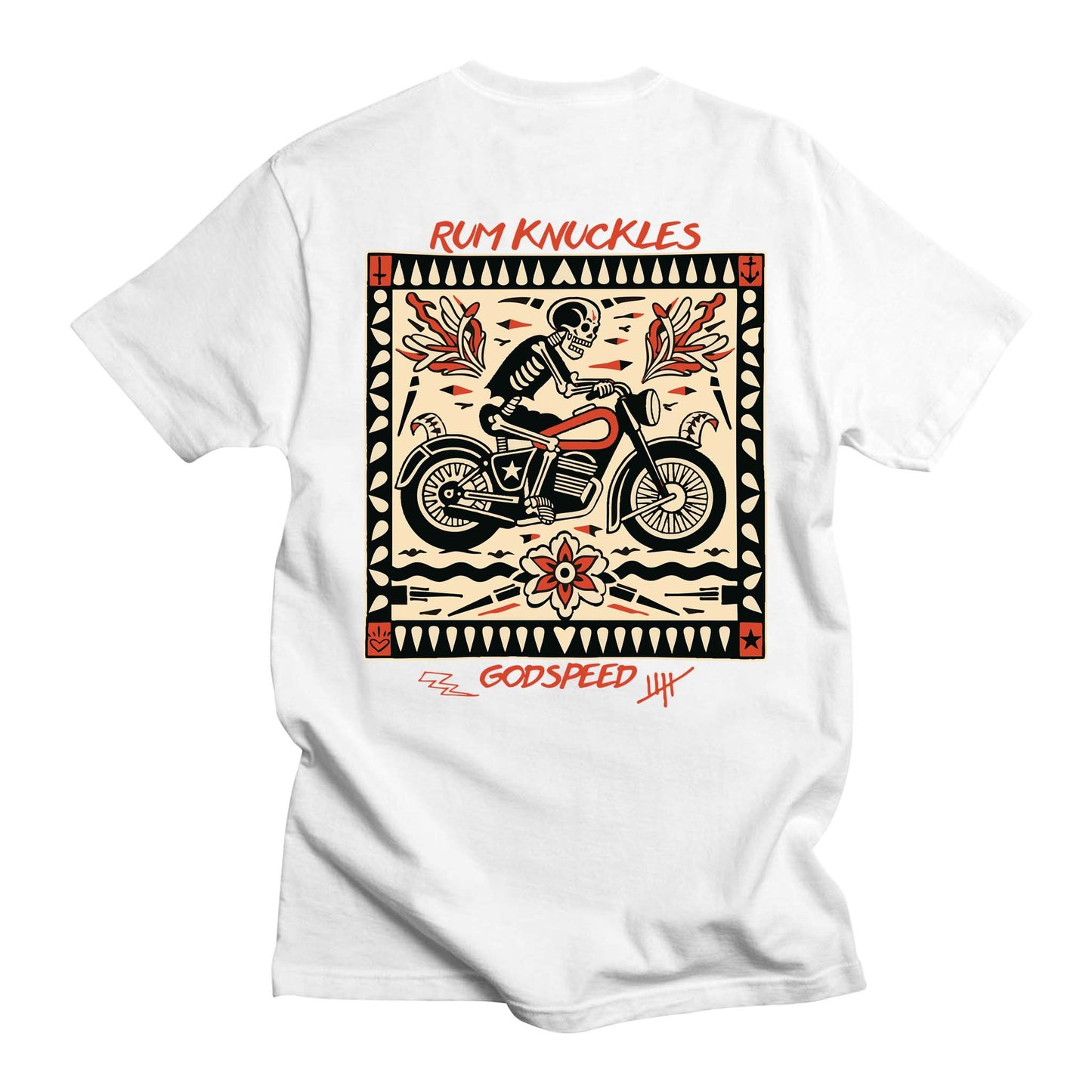 RUM KNUCKLES MC BANDANA T-SHIRT