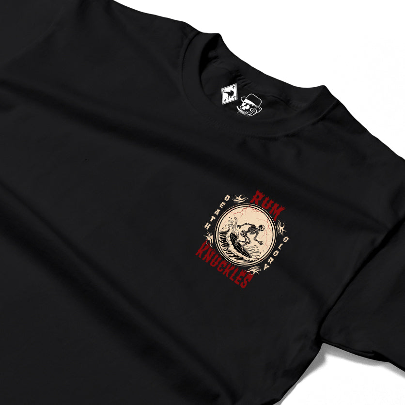 RUM KNUCKLES DEATH RIDER T-SHIRT Black