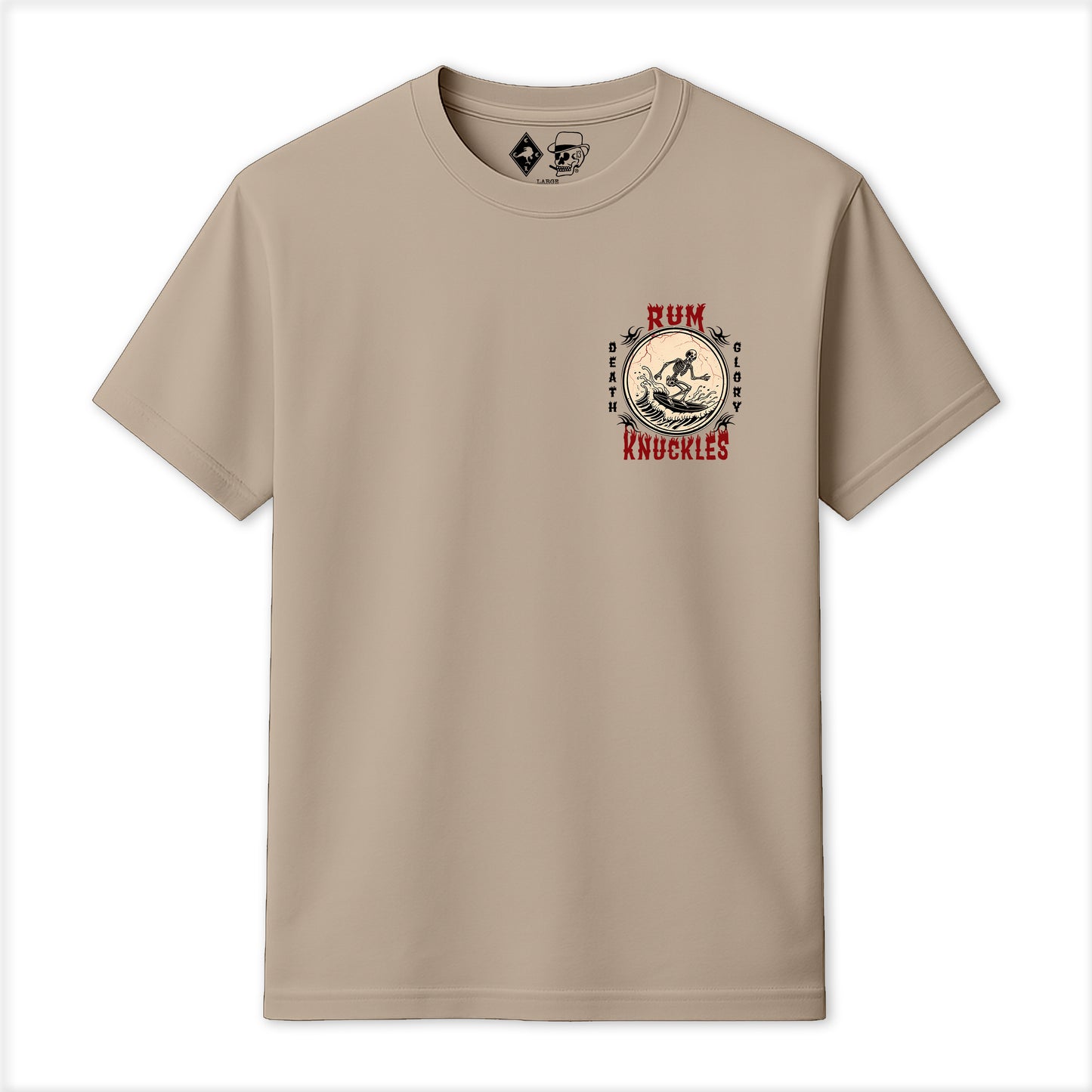 RUM KNUCKLES DEATH RIDER T-SHIRT Black