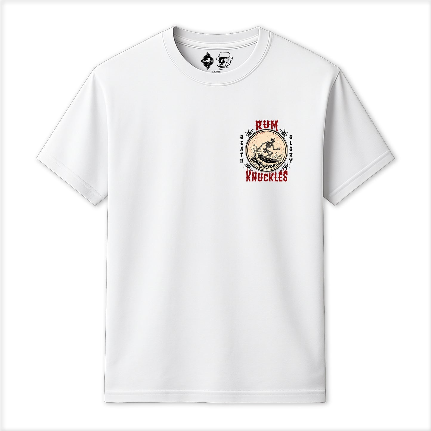 RUM KNUCKLES DEATH RIDER T-SHIRT Black