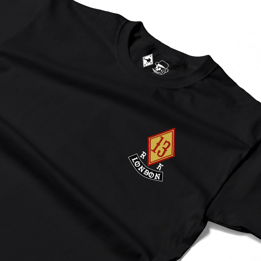 RUM KNUCKLES DIAMOND 13 T-SHIRT Black