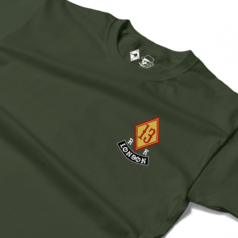 RUM KNUCKLES DIAMOND 13 T-SHIRT Black