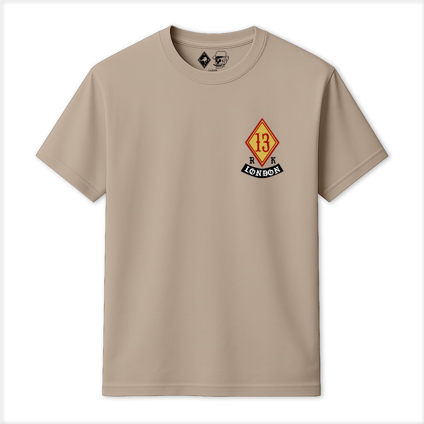RUM KNUCKLES DIAMOND 13 T-SHIRT Black