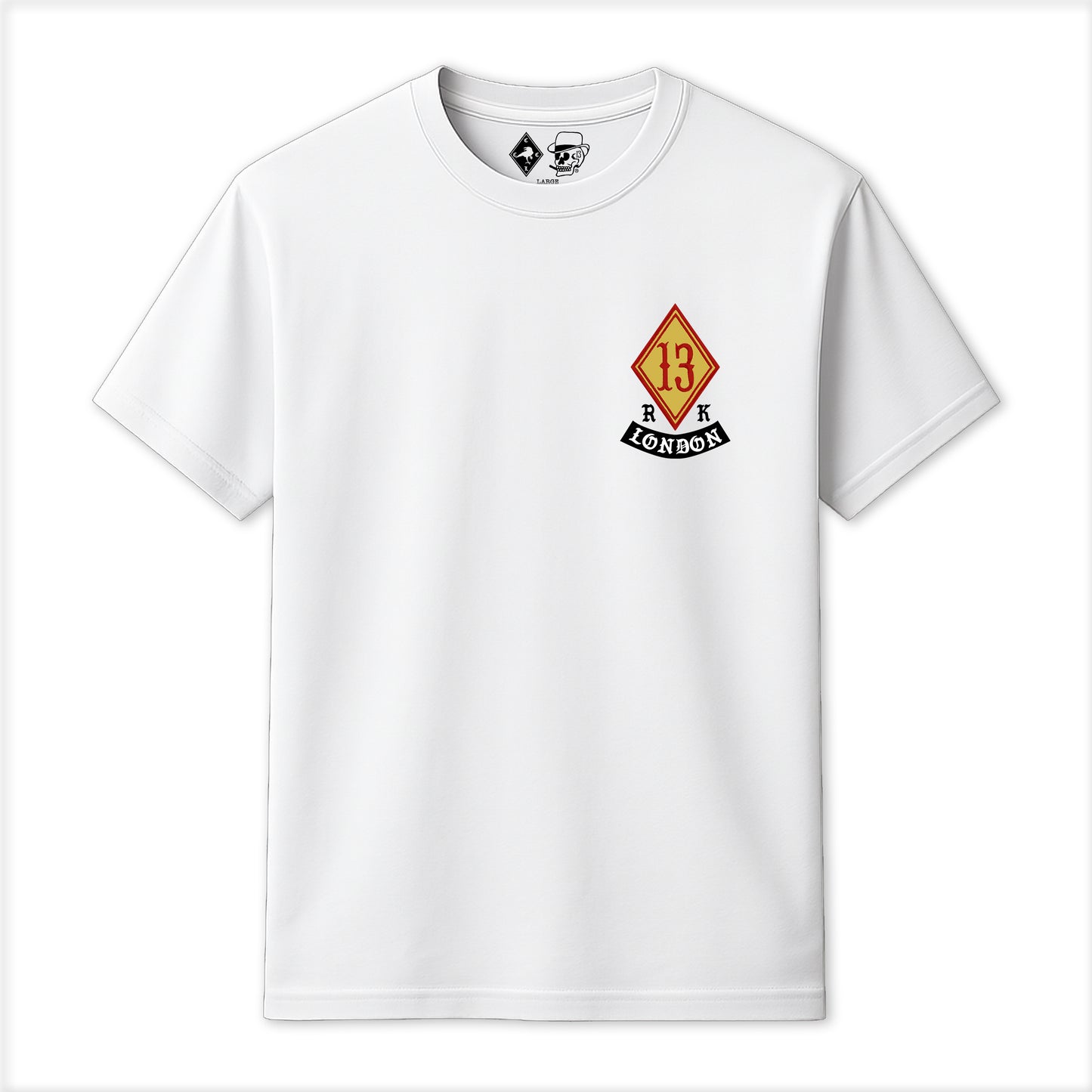 RUM KNUCKLES DIAMOND 13 T-SHIRT Black
