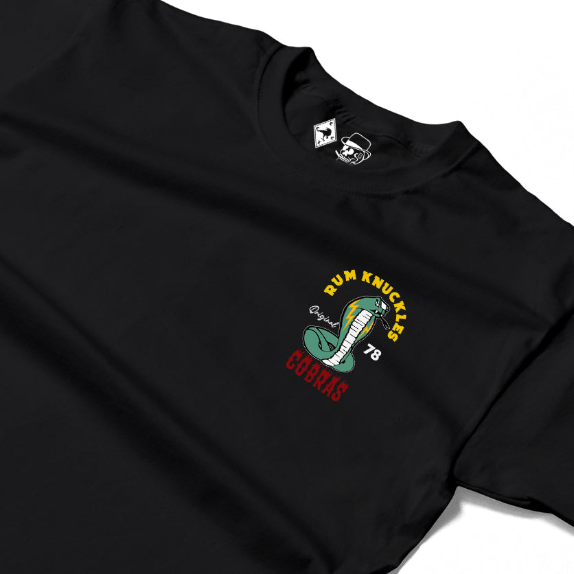 RUM KNUCKLES RK COBRAS T-SHIRT Black