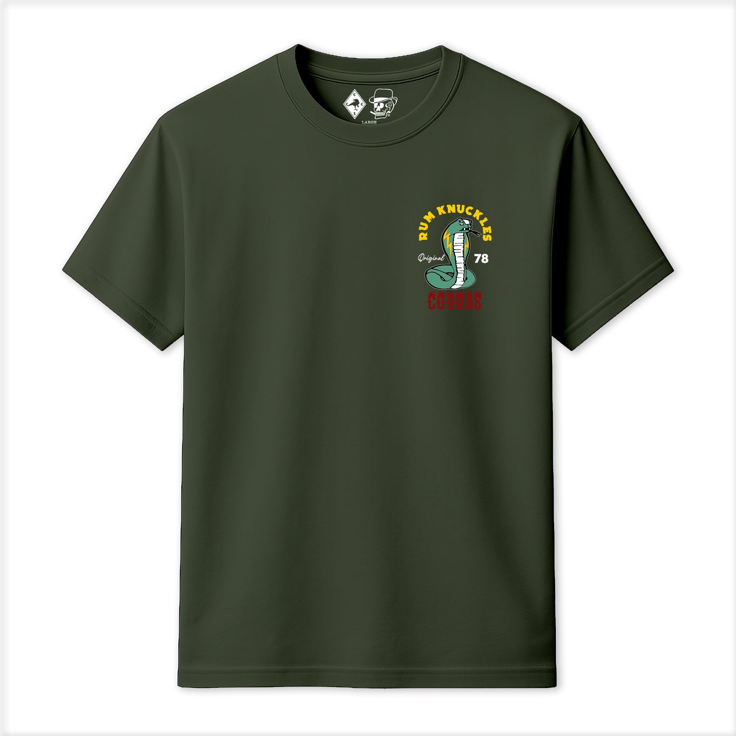 RUM KNUCKLES RK COBRAS T-SHIRT Black