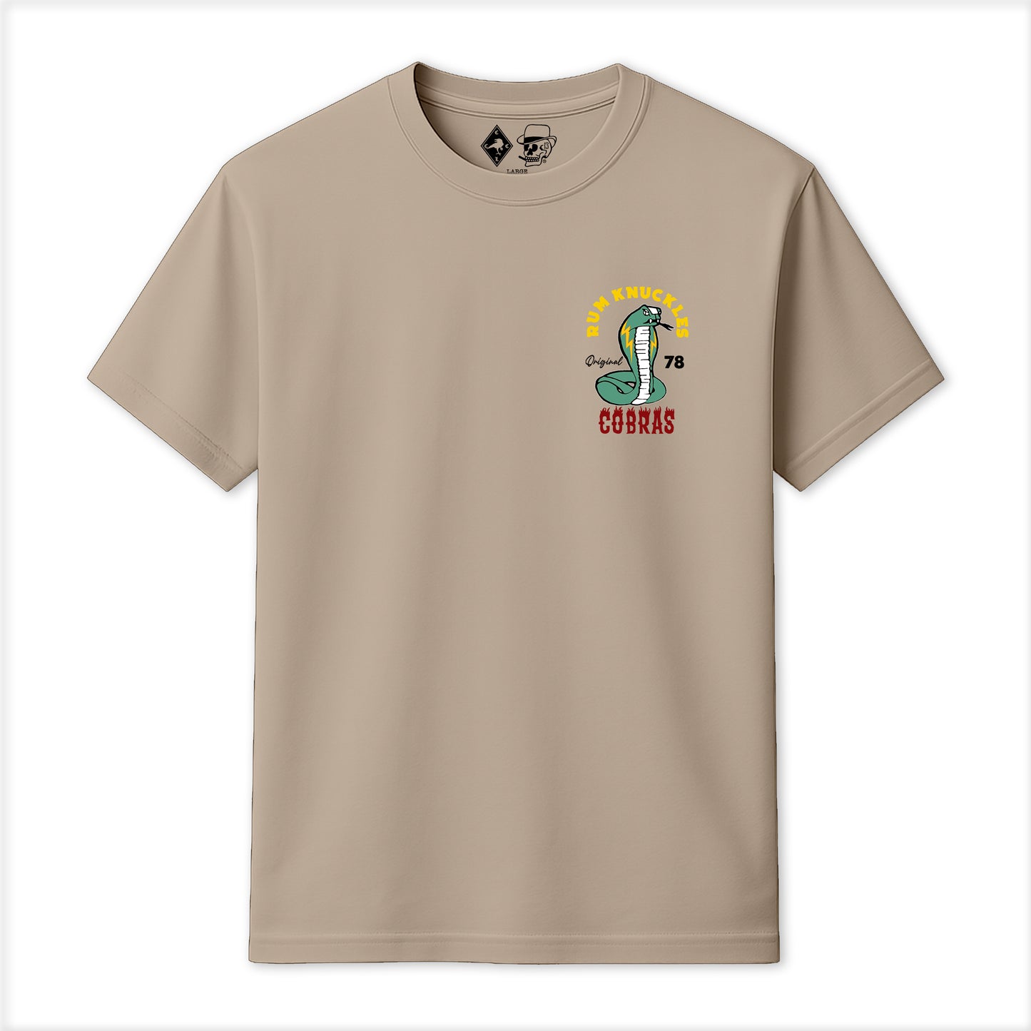 RUM KNUCKLES RK COBRAS T-SHIRT Black