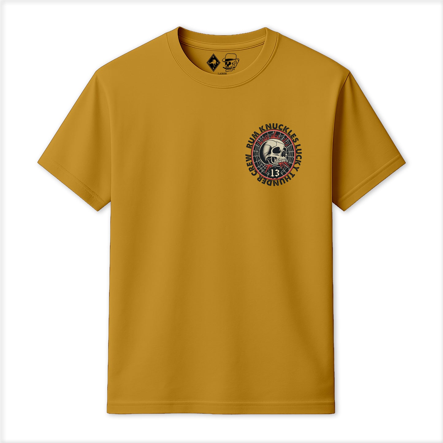RUM KNUCKLES RK LUCKY THUNDER T-SHIRT Black