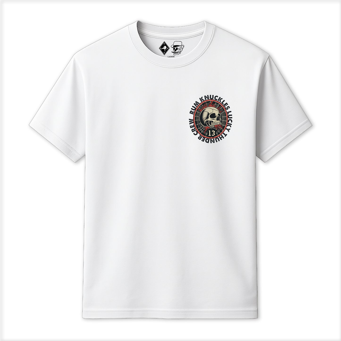 RUM KNUCKLES RK LUCKY THUNDER T-SHIRT Black