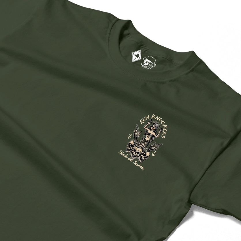 RUM KNUCKLES RK MERMAID T-SHIRT Black