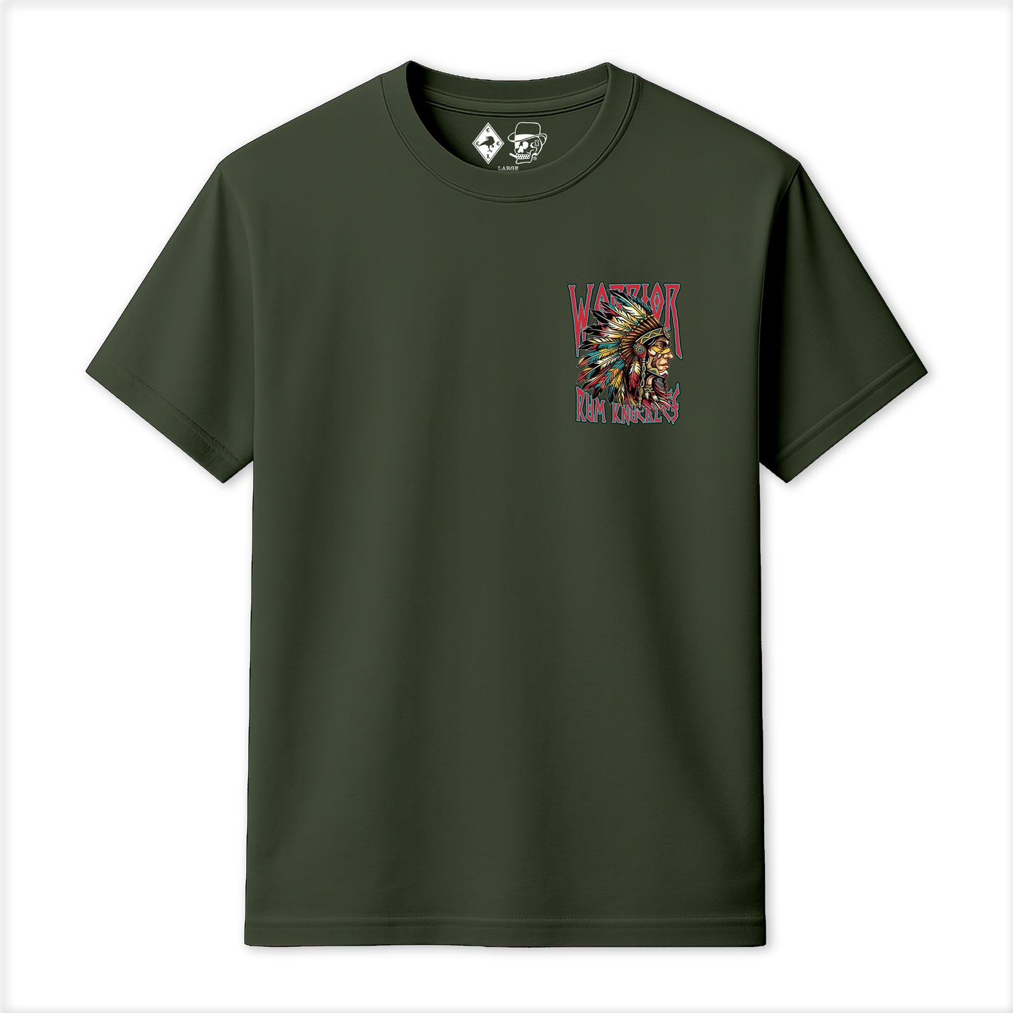 RUM KNUCKLES RK WARRIOR T-SHIRT Black