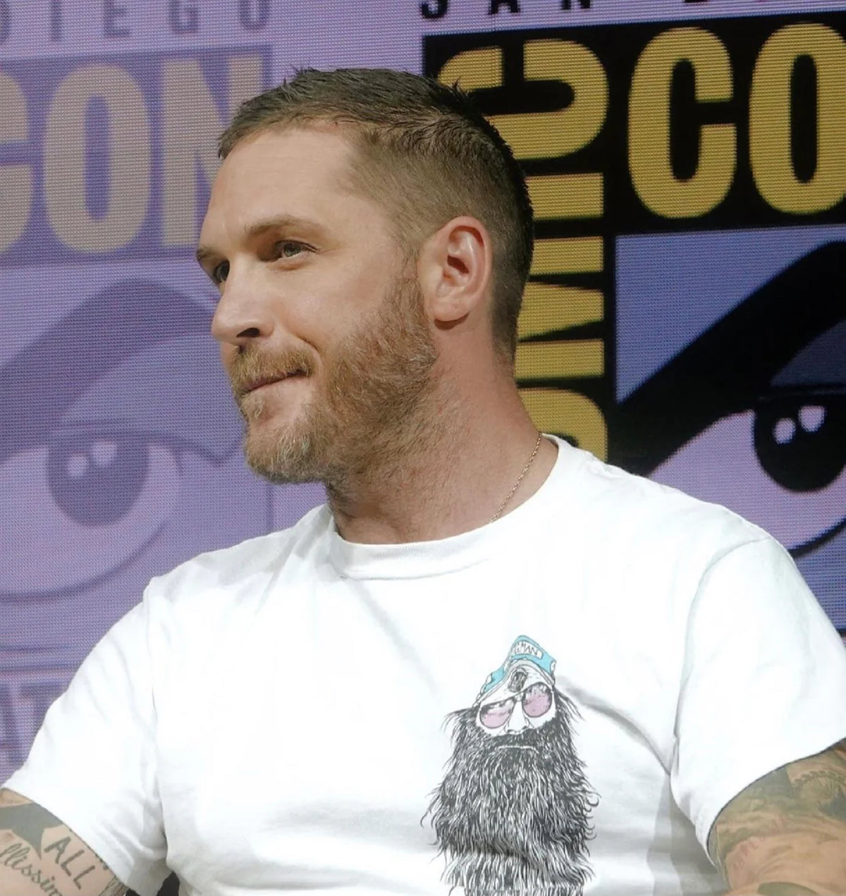 Tom Hardy @ Comic Con x Rum Knuckles Beardy Man