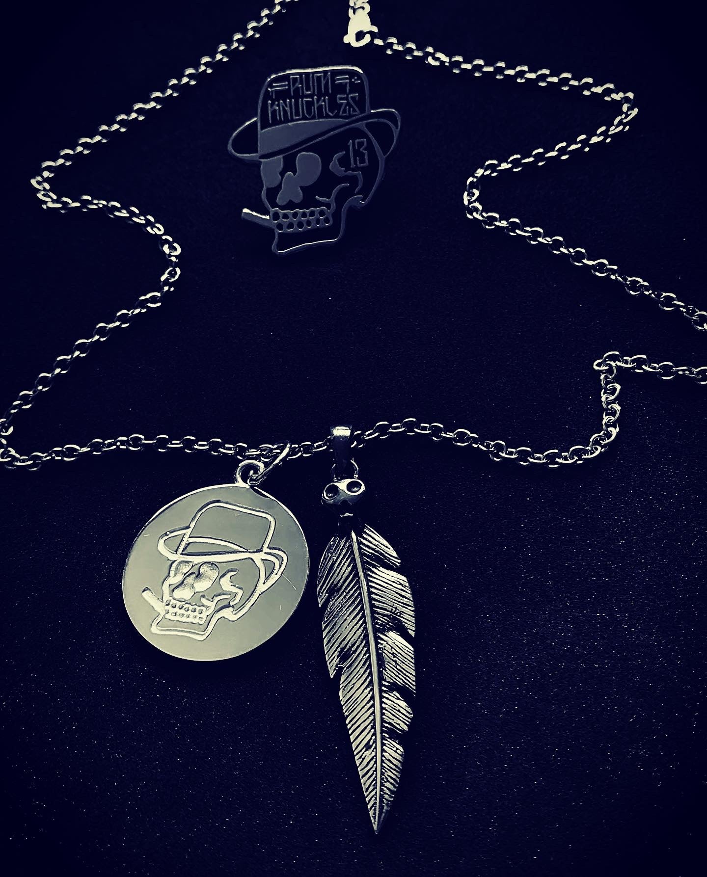 Raven Feather Pendant