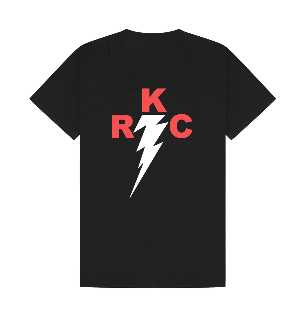 Black Printed T-shirt Back