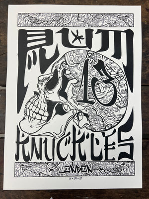 RK OG Skull art print