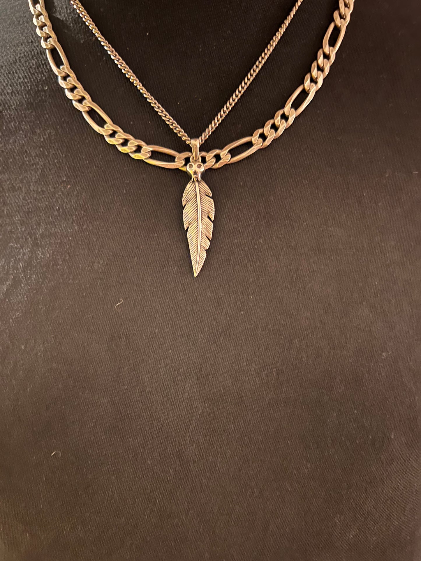 Raven Feather Pendant