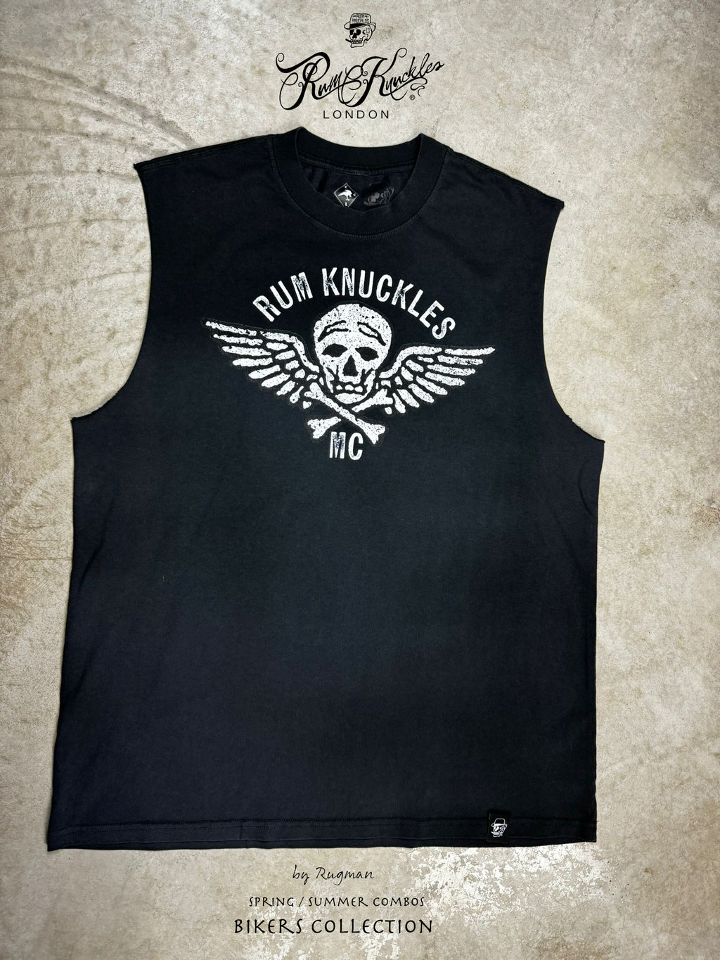 'Motorcycle Club' Tank Vest