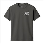 RUM KNUCKLES Crossbones T-Shirt Charcoal