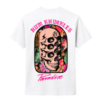 RUM KNUCKLES Paradise Skull T-Shirt White