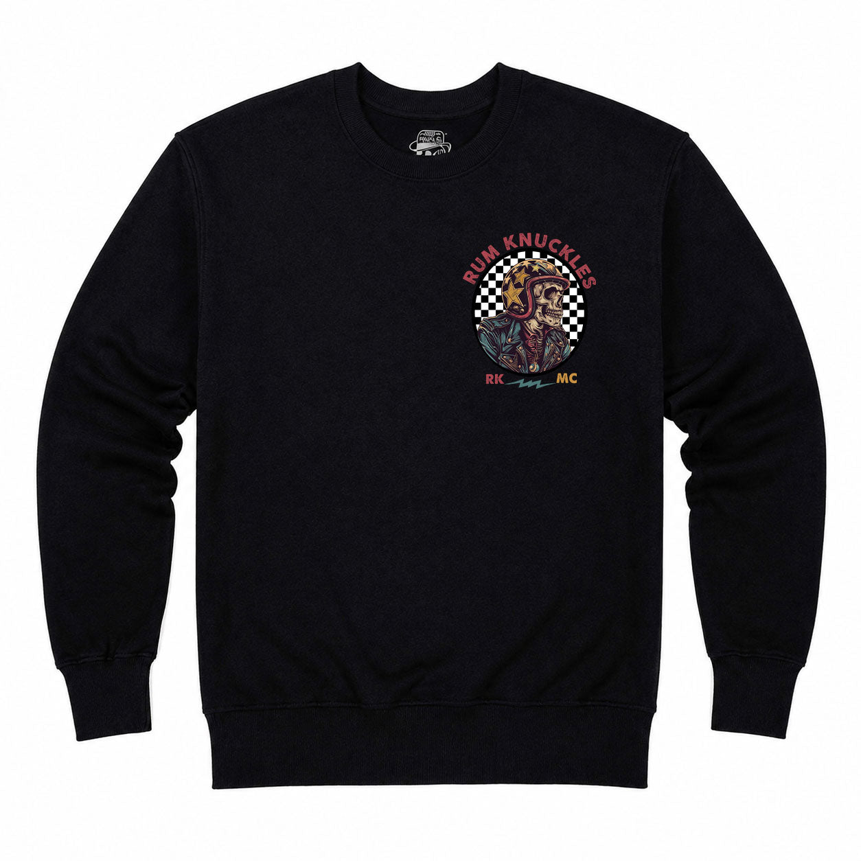 Skull Moto Sweatshirt