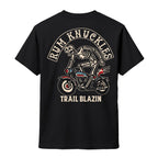 RUM KNUCKLES Trail Blazin T-Shirt Black