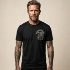RUM KNUCKLES Trail Blazin T-Shirt Black