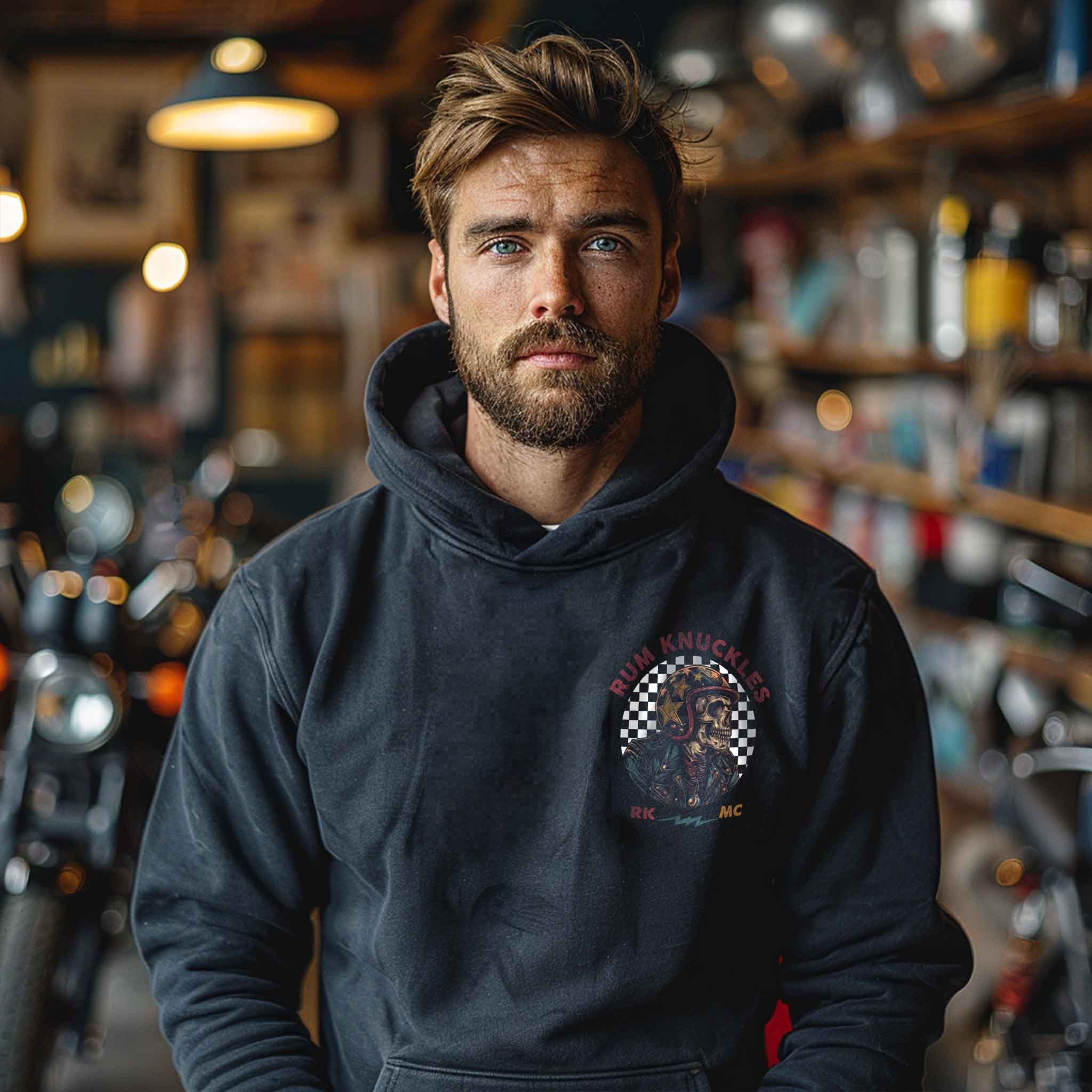 Skull Moto Hoodie