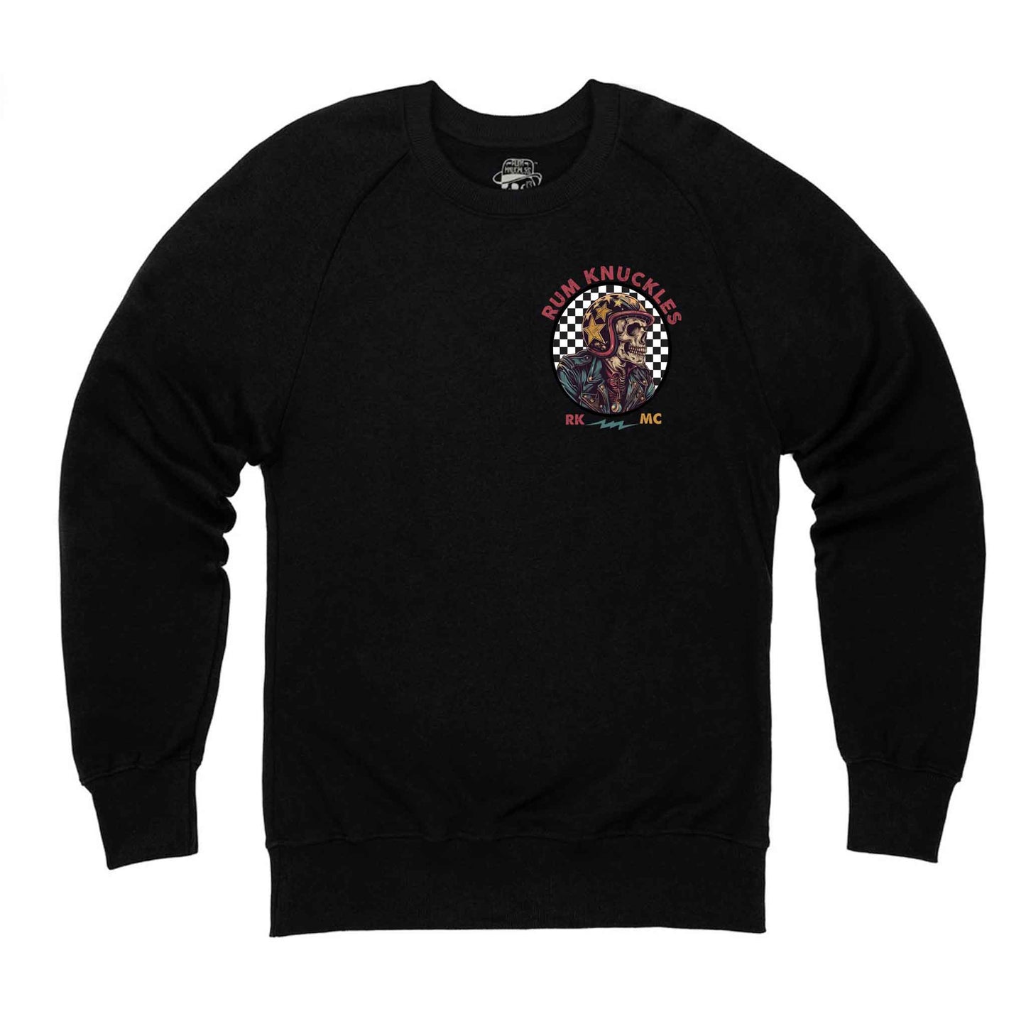 Skull Moto Sweatshirt