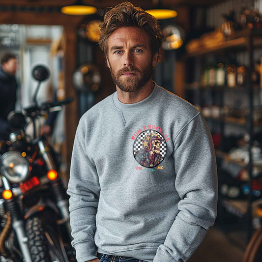 Skull Moto Sweatshirt