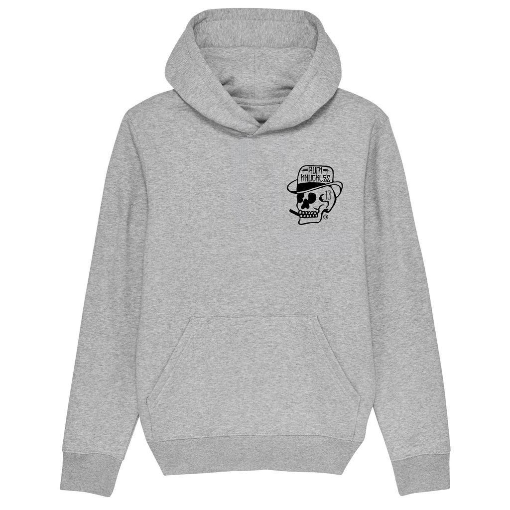 RUM KNUCKLES Smokin Skull Hoodie
