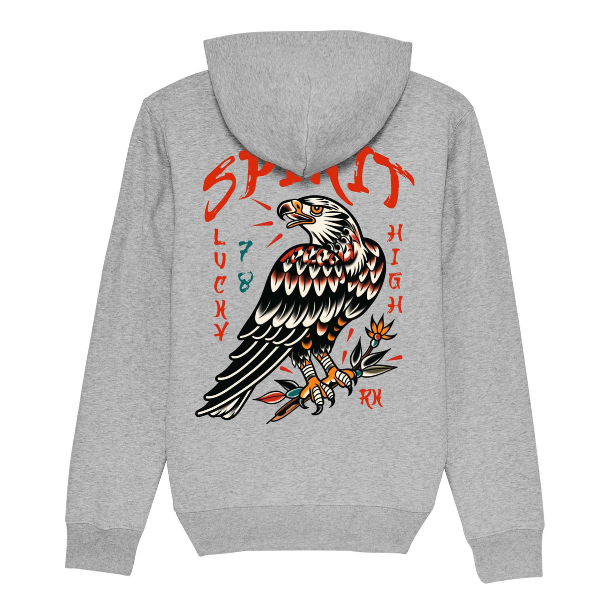 RUM KNUCKLES Eagle Spirit Hoodie Black