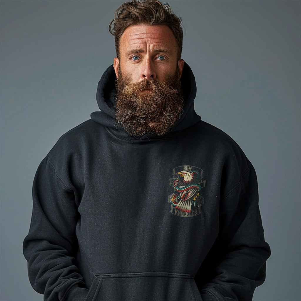 RUM KNUCKLES Eagle v Snake Hoodie