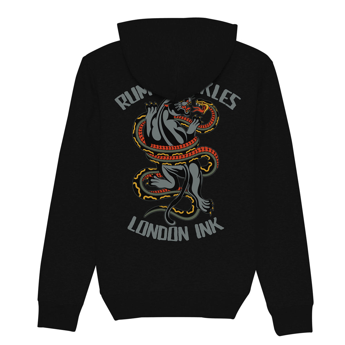 RUM KNUCKLES RK Ink Hoodie Black