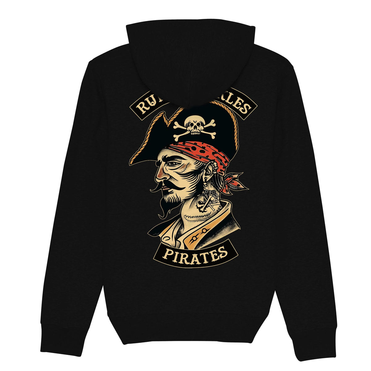 RUM KNUCKLES RK Pirates Hoodie Black