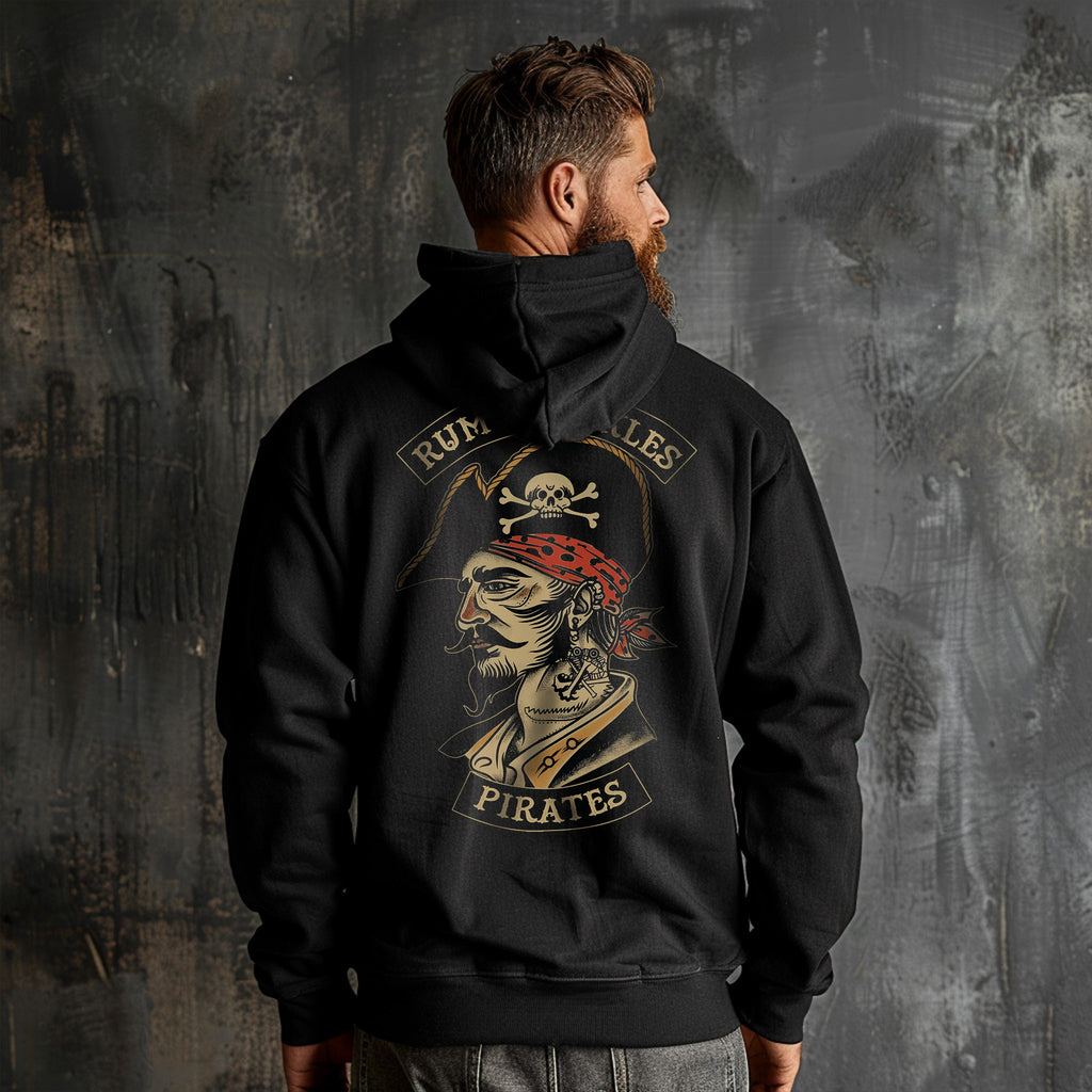 RUM KNUCKLES RK Pirates Hoodie Black