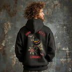 RUM KNUCKLES RVN Tower Hoodie Black
