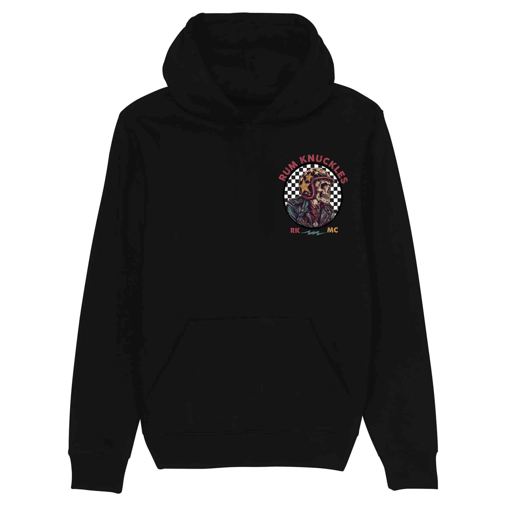 RUM KNUCKLES Skull Moto Hoodie