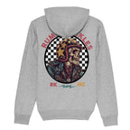 RUM KNUCKLES Skull Moto Hoodie Black