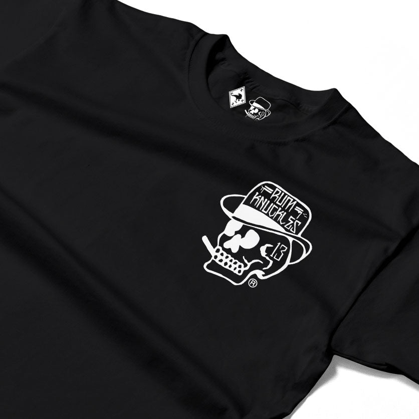 Rum Knuckles - Classic OG Skull T-Shirt - Black