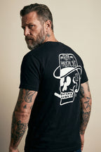 Rum Knuckles - Classic OG Skull T-Shirt - Black