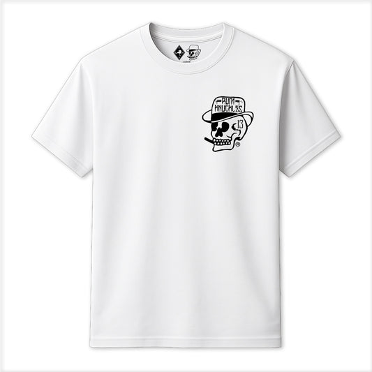 Rum Knuckles - Classic OG Skull T-Shirt - White