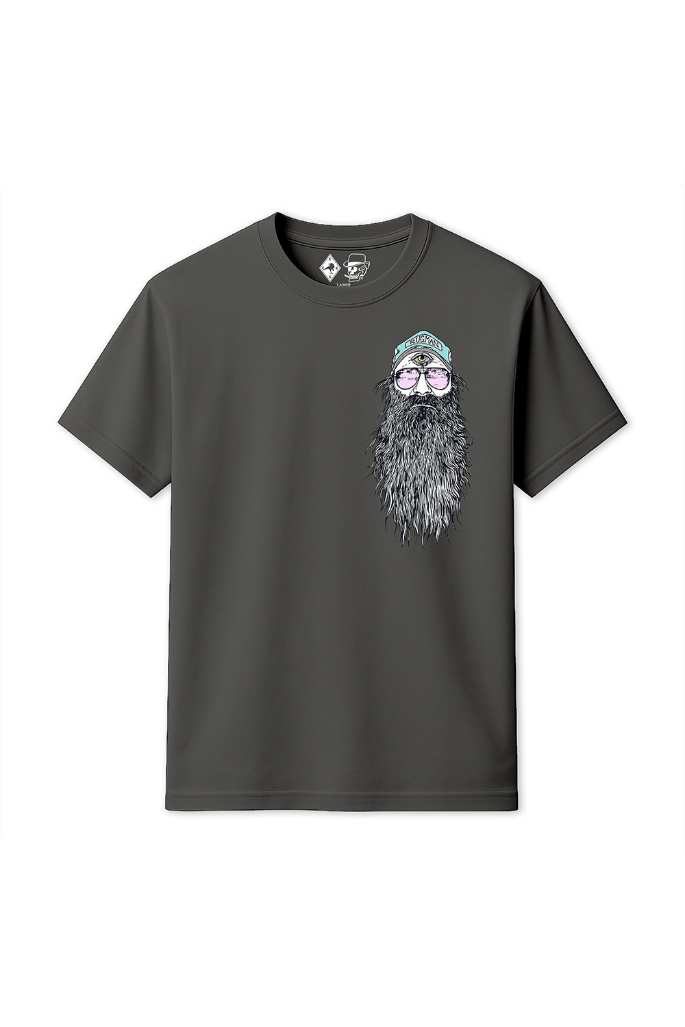Rum Knuckles - Rugman OG T-Shirt - Charcoal