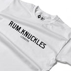 RUM KNUCKLES RK LONDON Long Sleeve Tee - White - detail