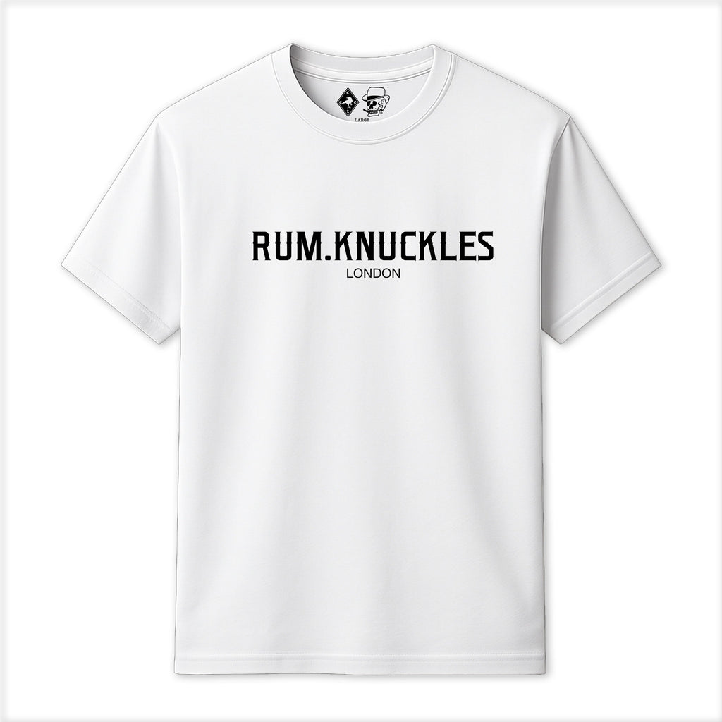 Rum Knuckles - LDN T-Shirt - White