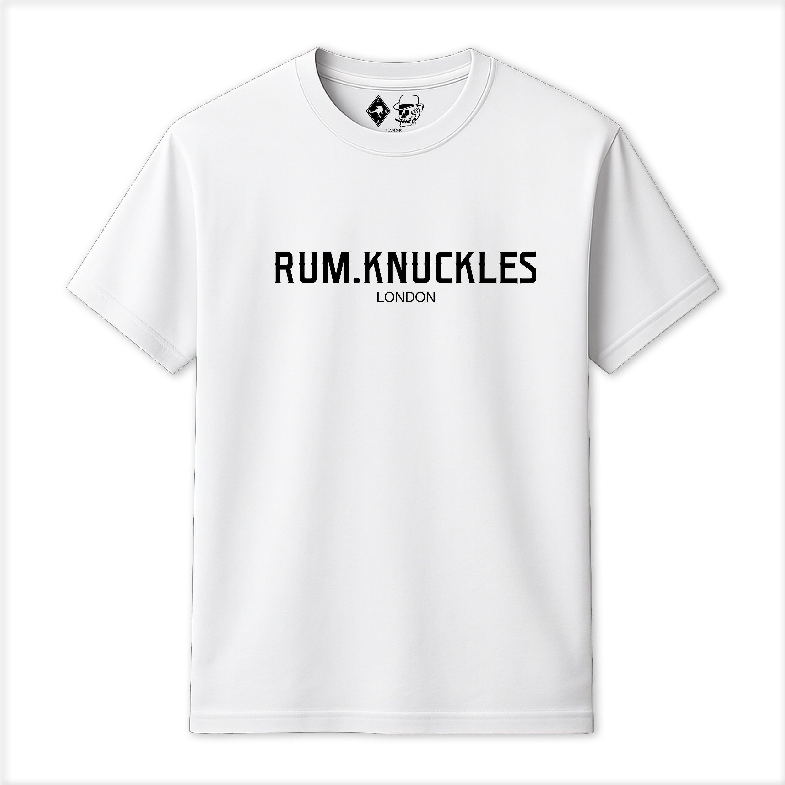 Rum Knuckles - LDN T-Shirt - White