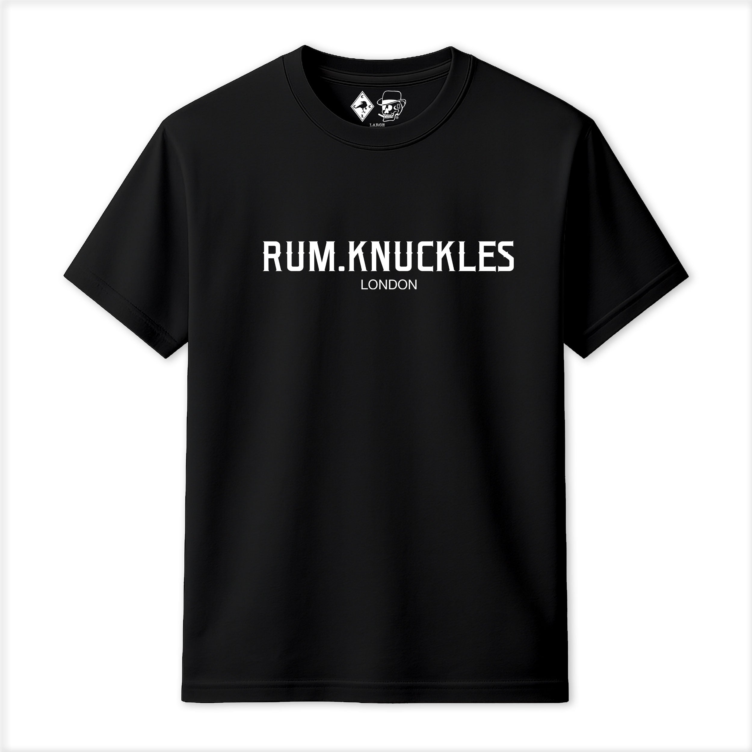 Rum Knuckles - LDN T-Shirt - Black
