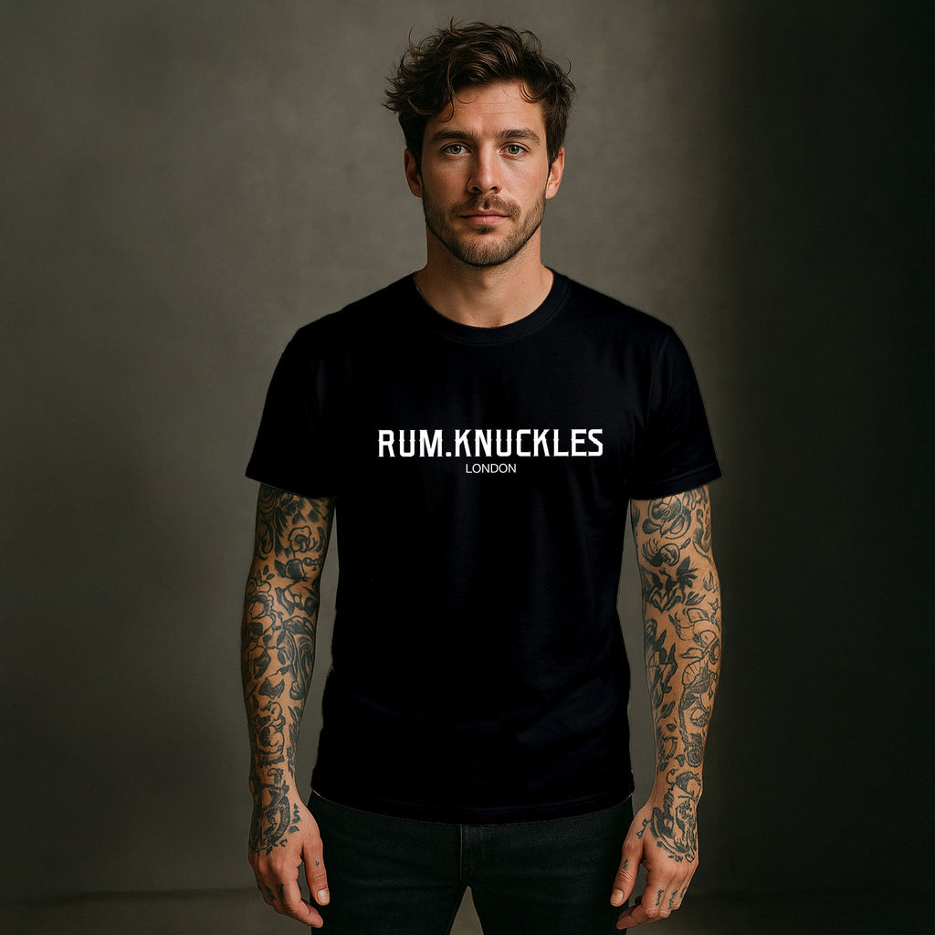 Rum Knuckles - LDN T-Shirt - Black
