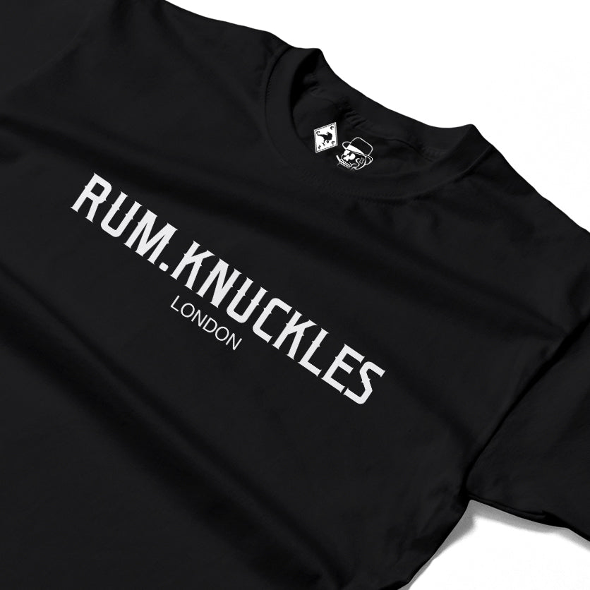 RUM KNUCKLES RK LONDON Long Sleeve Tee - Black - detail