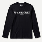 RUM KNUCKLES RK LONDON Long Sleeve Tee - Black - front